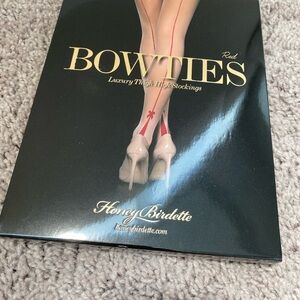Honey Birdette Red Bowties Stockings